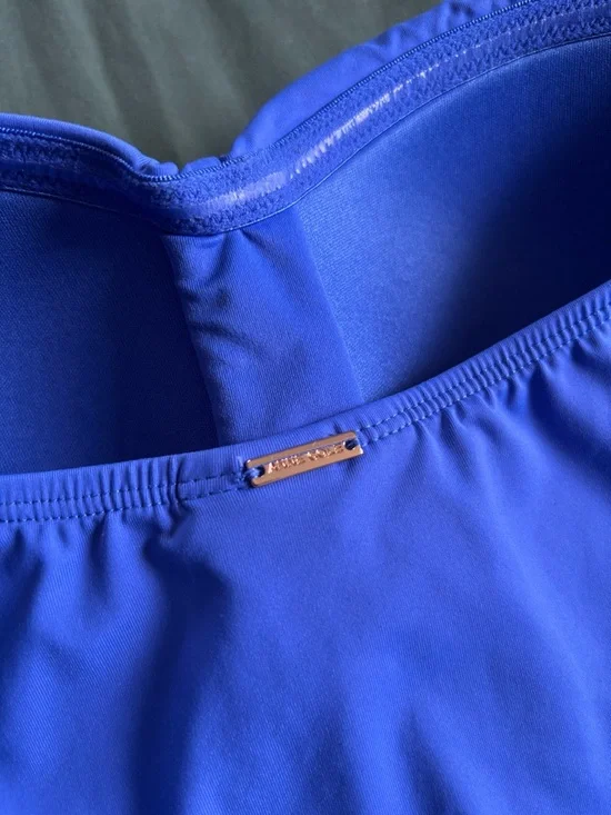 Anne Cole Royal Twist Front Strapless One Piece Swimsuit - Picture 5 of 6